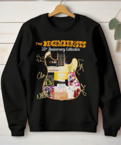 Official The Decemberists Band 25th Anniversary Collection Signatures Shirt