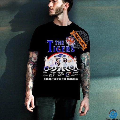 Official The Detroit Tigers 1894 2024 Signature Thank You For The Memories Unisex T Shirt
