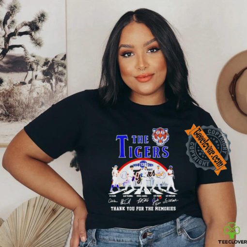 Official The Detroit Tigers 1894 2024 Signature Thank You For The Memories Unisex T Shirt