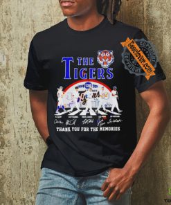 Official The Detroit Tigers 1894 2024 Signature Thank You For The Memories Unisex T Shirt