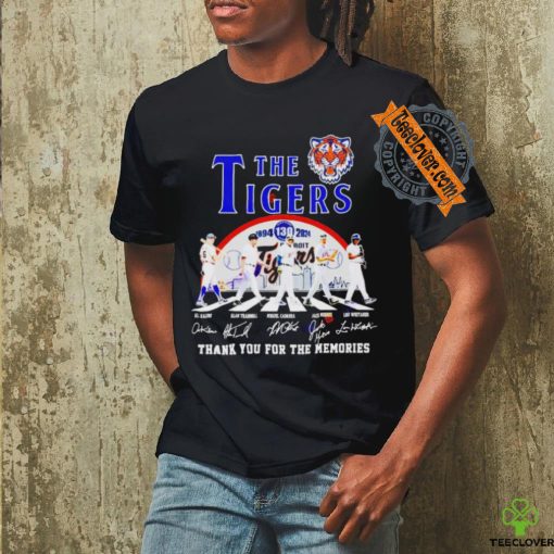 Official The Detroit Tigers 1894 2024 Signature Thank You For The Memories Unisex T Shirt