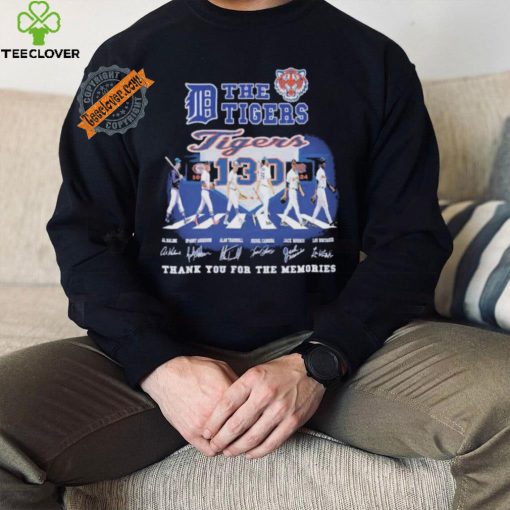 Official The Detroit Tigers Abbey Road Thank You For The Memories Signatures Shirt