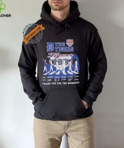 Official The Detroit Tigers Abbey Road Thank You For The Memories Signatures Shirt