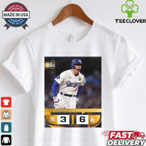 Official The Dodgers Win Game 1 Of The World Series 2024 New York Yankees 3 – 6 Los Angeles Dodgers Poster t shirt
