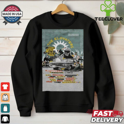 Official The Elovaters High Tide Low Ride Winter 2025 Tour Poster Shirt