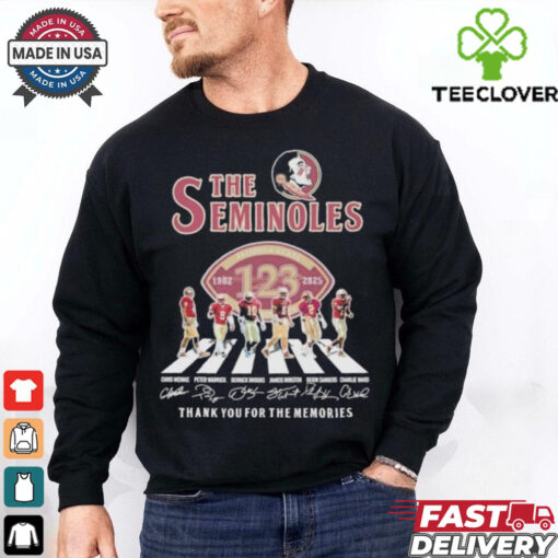 Official The Fsu Seminoles Abbey Road 123rd Anniversary 1902 2025 Shirt