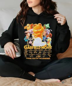 Official The Garfield Movie Thank You For The Memories T Shirt
