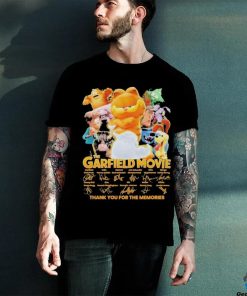 Official The Garfield Movie Thank You For The Memories T Shirt