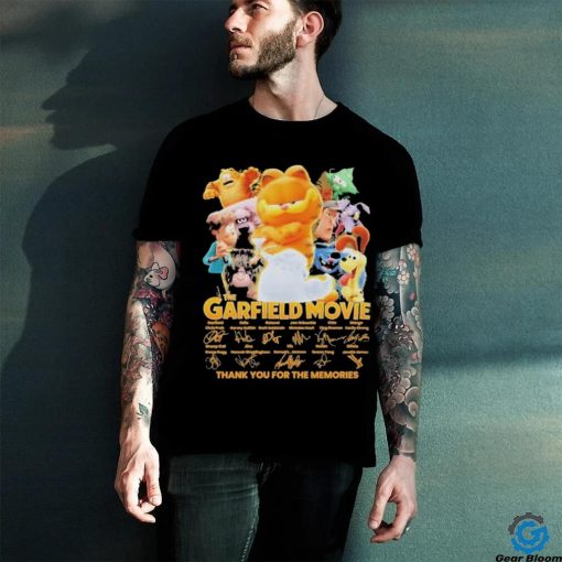Official The Garfield Movie Thank You For The Memories T Shirt