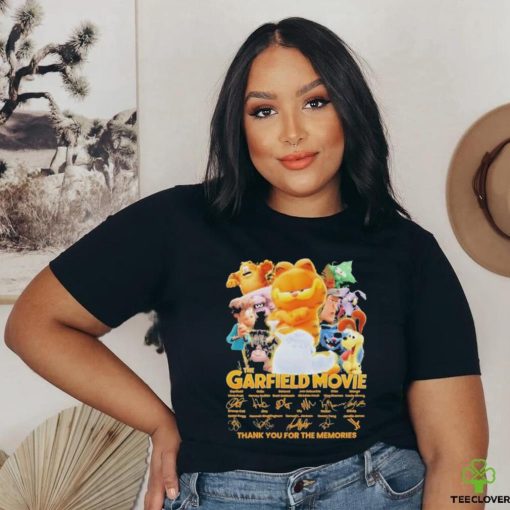 Official The Garfield Movie Thank You For The Memories T Shirt
