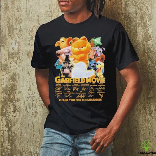 Official The Garfield Movie Thank You For The Memories T Shirt