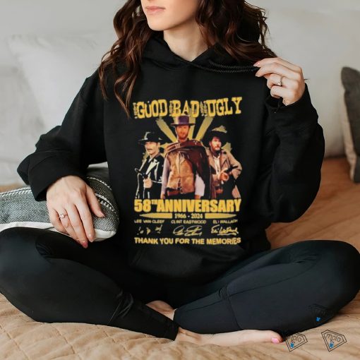 Official The Good, The Bad And The Ugly 58th Anniversary 1966 2024 Thank You For The Memories T Shirt