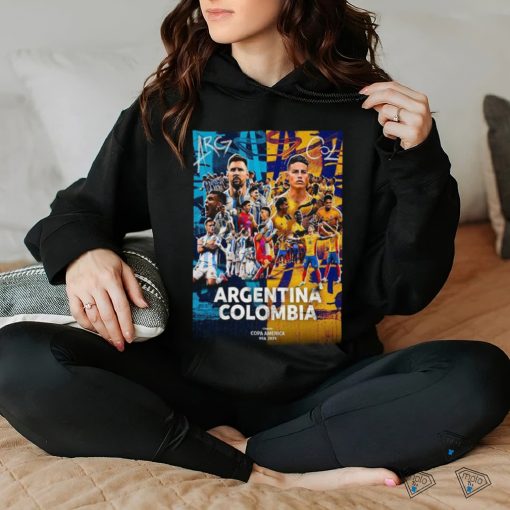 Official The Grand Final Of The Conmebol Copa America USA 2024 Is Set Argentina Vs Colombia shirt