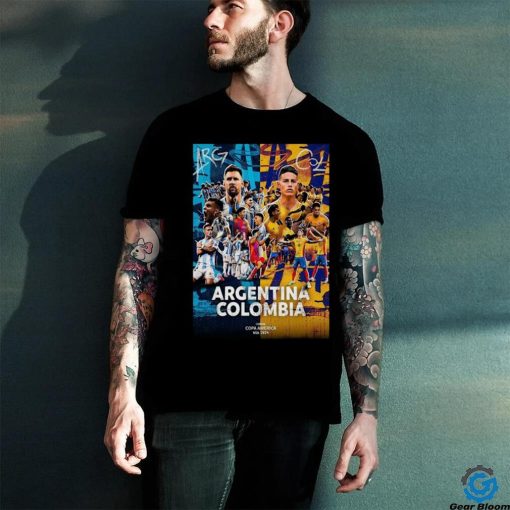 Official The Grand Final Of The Conmebol Copa America USA 2024 Is Set Argentina Vs Colombia shirt