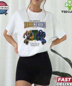 Official The Greatest homecoming on Earth North Carolina A and T Aggies vs Hampton Pirates mascot 2024 shirt