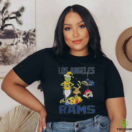 Official The Grinch And Dog Los Angeles Rams Christmas 2023 Shirt