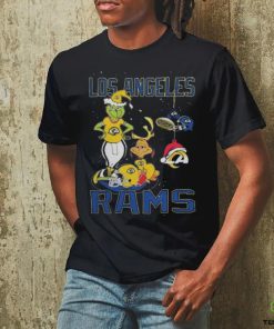 Official The Grinch And Dog Los Angeles Rams Christmas 2023 Shirt
