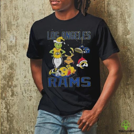 Official The Grinch And Dog Los Angeles Rams Christmas 2023 Shirt