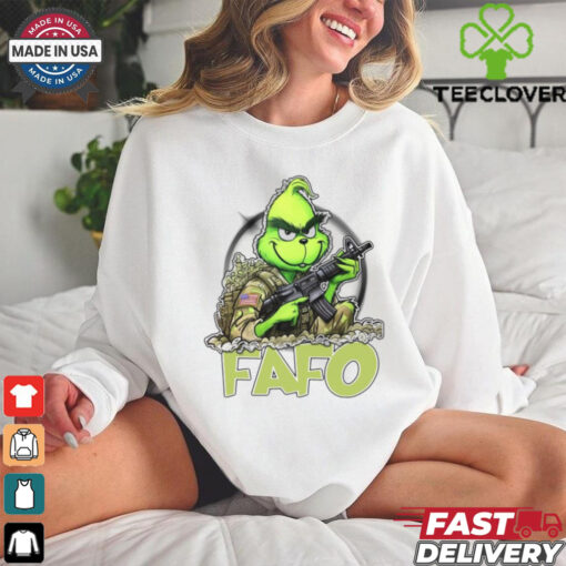 Official The Grinch Fafo Merry Christmas Shirt