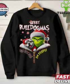Official The Grinch Georgia Bulldogs Merry Dulldogmas Go Dawgs Christmas Shirt