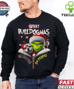Official The Grinch Georgia Bulldogs Merry Dulldogmas Go Dawgs Christmas Shirt