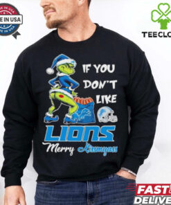 Official The Grinch If You Don’t Like Lions Merry Kissmyass shirt