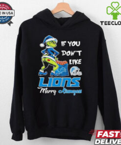 Official The Grinch If You Don’t Like Lions Merry Kissmyass shirt