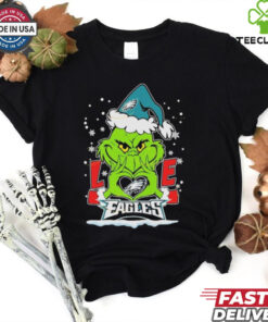 Official The Grinch Love Philadelphia Eagles Shirt