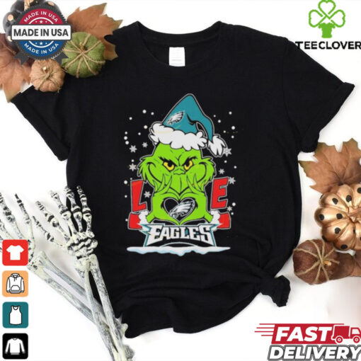 Official The Grinch Love Philadelphia Eagles Shirt