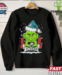 Official The Grinch Love Philadelphia Eagles Shirt
