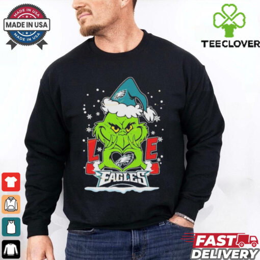 Official The Grinch Love Philadelphia Eagles Shirt