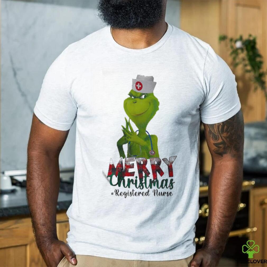 Official The Grinch Merry Christmas Registered Nurse T Shirt Official The Grinch Merry Christmas Registered Nurse T Shirt