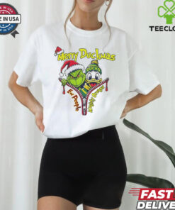 Official The Grinch Oregon Ducks Merry Duckmas Mighty Oregon Christmas Shirt