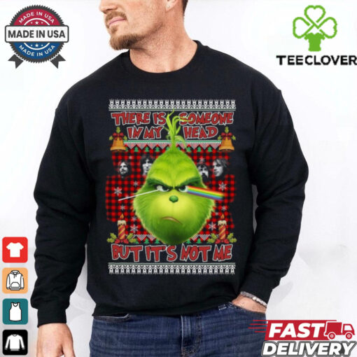 Official The Grinch Pink Floyd There Is Someone In My Head But It’s Not Me Ugly Christmas 2024 Shirt