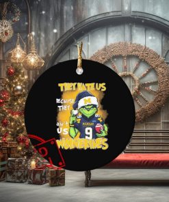 Official The Grinch They Hate Us Because Ain’t Us Michigan Wolverines Christmas Ornament