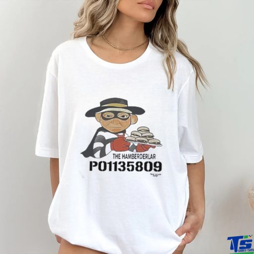 Official The Hamberderlar P01135809 Trump Mugshot Shirt