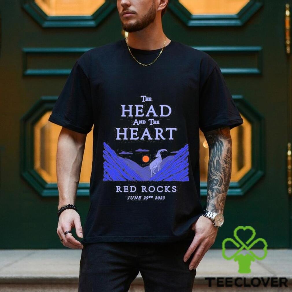 Official The Head And The Heart 2023 Red Rocks Shirt Official The Head And The Heart 2023 Red Rocks Shirt