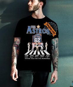 Official The Houston Astros Abbey Road Thank You For The Memories Signatures Shirt