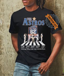 Official The Houston Astros Abbey Road Thank You For The Memories Signatures Shirt