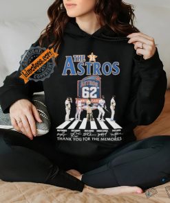 Official The Houston Astros Abbey Road Thank You For The Memories Signatures Shirt