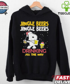 Official The Jingle Beers Drinking All The Way Snoopy Shirt