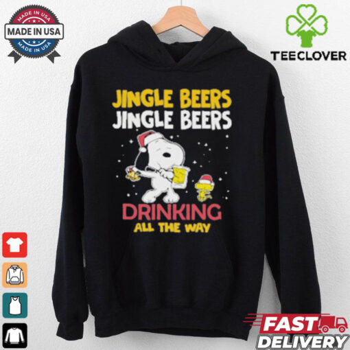 Official The Jingle Beers Drinking All The Way Snoopy Shirt