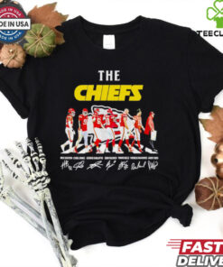 Official The Kansas City Chiefs abbey road signature shirt