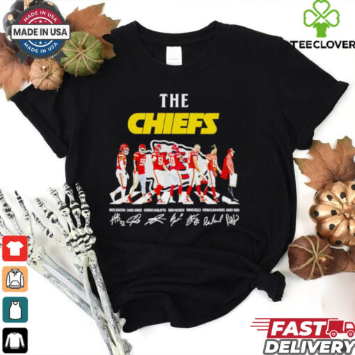 Official The Kansas City Chiefs abbey road signature shirt