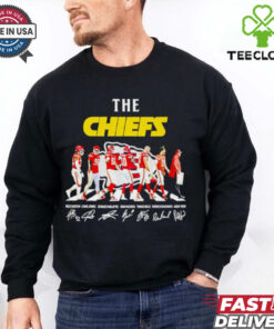 Official The Kansas City Chiefs abbey road signature shirt