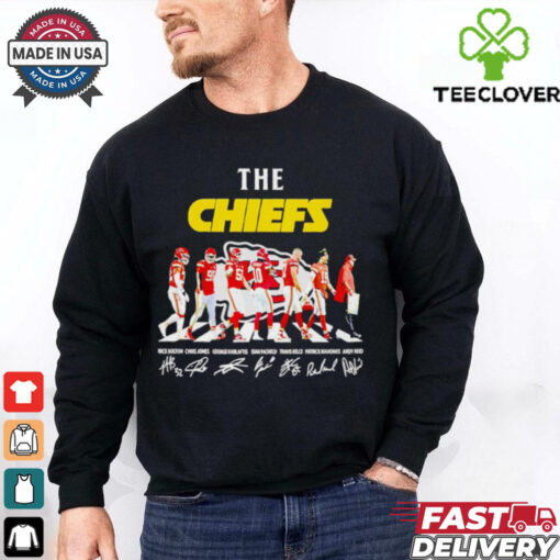 Official The Kansas City Chiefs abbey road signature shirt