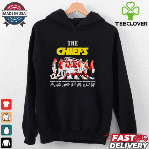 Official The Kansas City Chiefs abbey road signature shirt