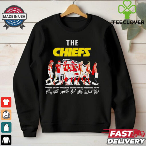 Official The Kansas City Chiefs abbey road signature shirt