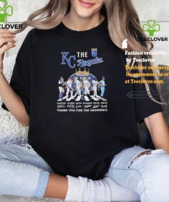Official The Kc Royals Abbey Road 55 Years 1969 2024 Thank You For The Memories Signatures Shirt