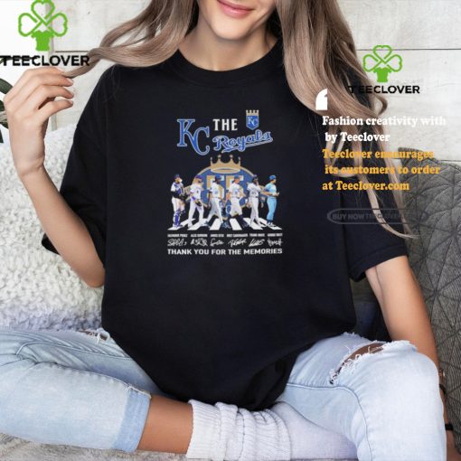 Official The Kc Royals Abbey Road 55 Years 1969 2024 Thank You For The Memories Signatures Shirt